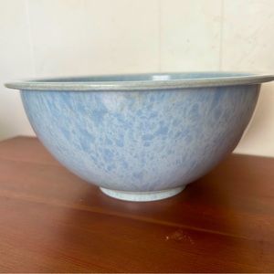 Vintage Texas Ware 11.5 Inch Melamine Blue Speckle Large Mixing Bowl #125